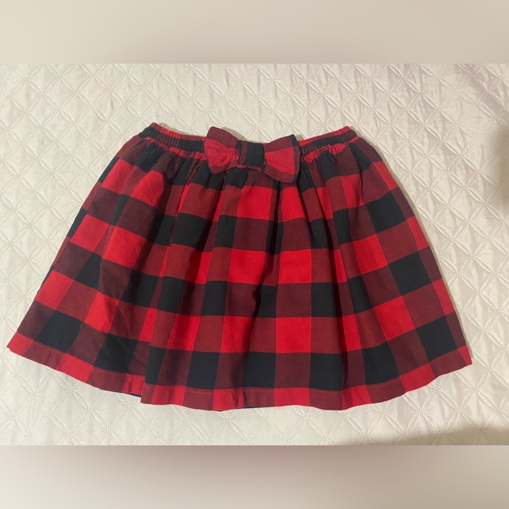 Carter’s flannel skirt / Size:10 / Red & black
